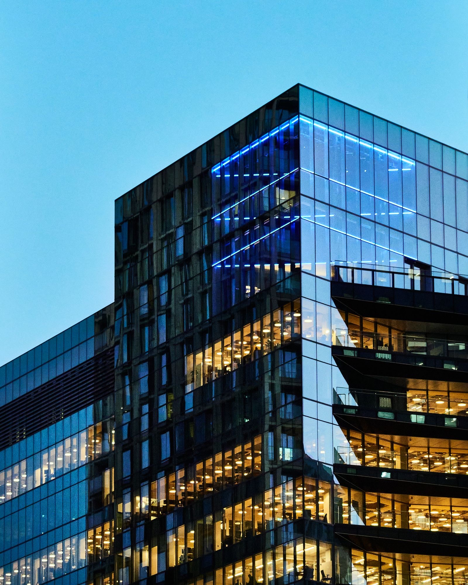Modern commercial building